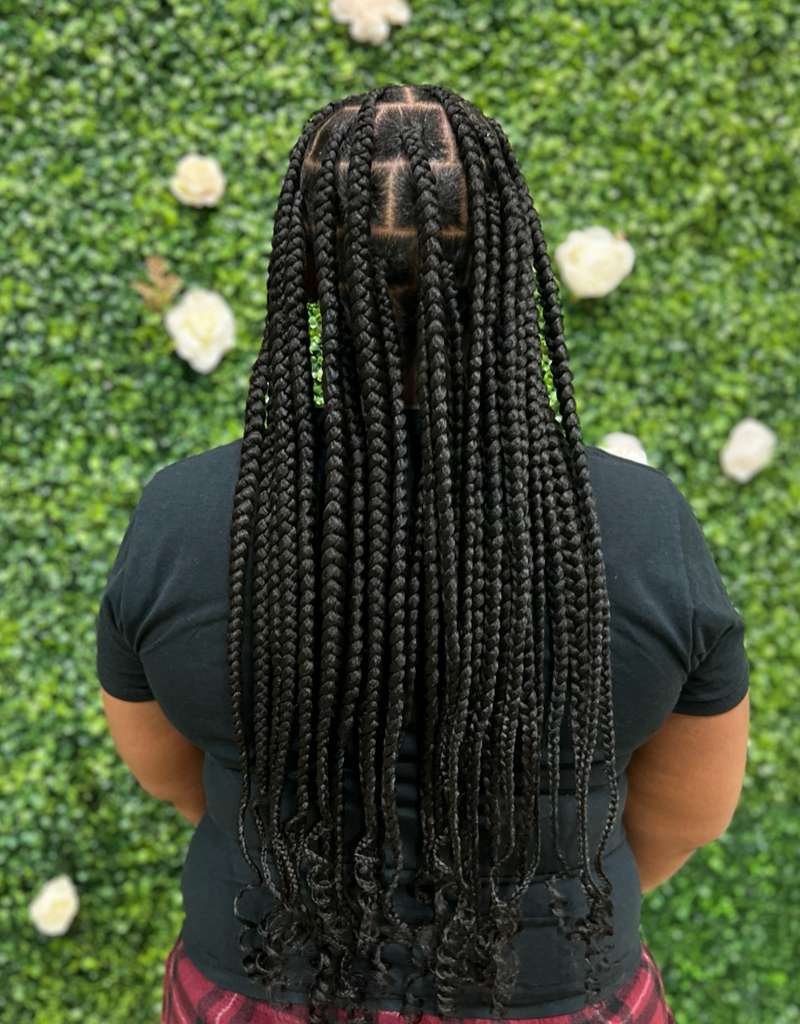 Knotless Braids Style 6